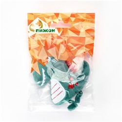 Игрушка для кошек с кошачьей мятой «Дракон», 10 см, зелёная
