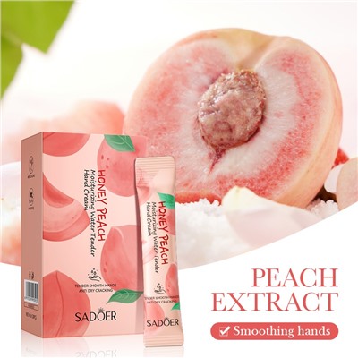 Набор кремов для рук с Персиком Sadoer, 20 стиков по 4 мл.