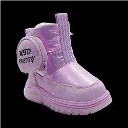 Дутики зимние С6063-19 фиолетовые