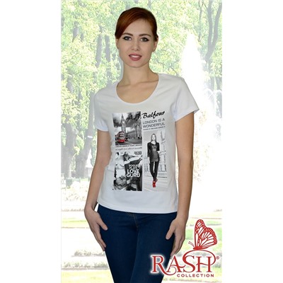 Футболка "Шарлиз" белая