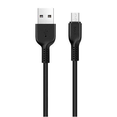 Кабель USB - micro USB Hoco X13 Easy (повр. уп) 12W 100см 2,4A  (black)