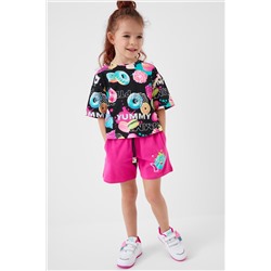 Фуфайка трикотажная для девочек (футболка) PLAYTODAY, 1240302