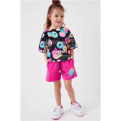 Фуфайка трикотажная для девочек (футболка) PLAYTODAY, 1240302