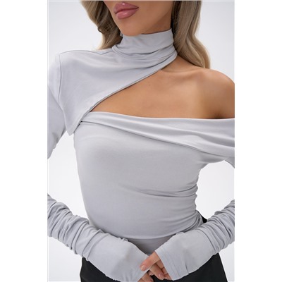 Лонгслив Крис (светло-серый)