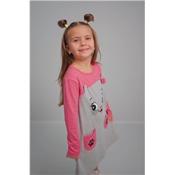 Хлопковое платье для девочки Happyfox