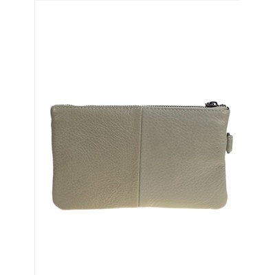 Женский кошелёк  из натуральной кожи, цвет молочный