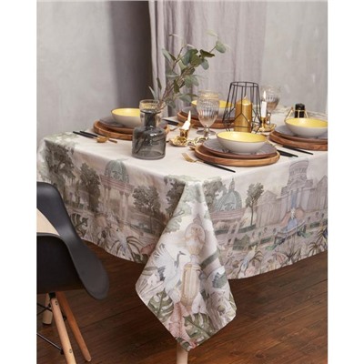 Скатерть «Этель. «Райский сад», 110×150 ± 3 см, 100% хлопок, саржа 190 г/м²