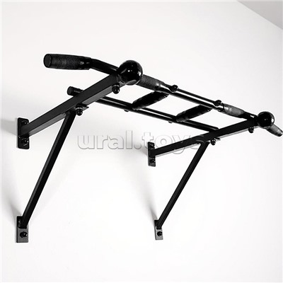 Турник настенный Aktiv Maх черный с черными ручками разборный