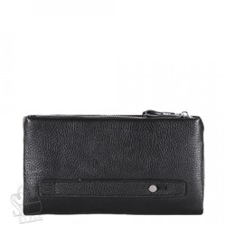 Клатч мужской кожаный 3523H black Heanbag