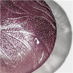 Салатник «Драхна», d=15 см, стекло, бордовый