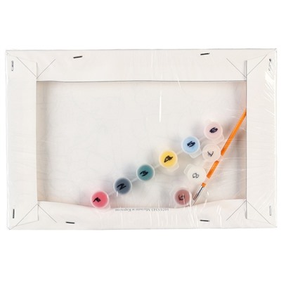 Картина по номерам для детей «Малыш и Карлсон», 20×30 см