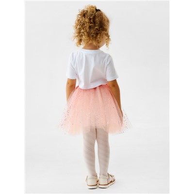 Юбка детская KAFTAN «Сияние», пудровая, длина 30 см