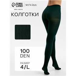 Женские колготки MINAKU 100 ден, хаки, размер 4/L