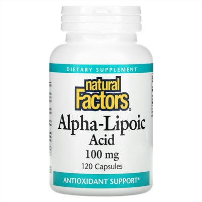 Natural Factors, Alpha-Lipoic Acid, 100 mg, 120 Capsules