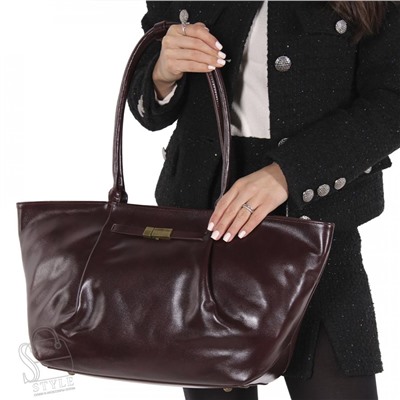 Сумка женская кожаная 8068NN coffee Natale Navetta
