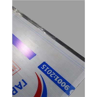 УЦЕНКА Сотовый поликарбонат 6 мм, 2.1×6 м, УФ- защита, 0.70 кг/м², прозрачный