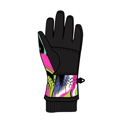 Перчатки текстильные для девочек