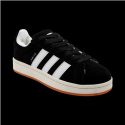 Кроссовки из натуральной кожи на меху АМ0815-8 черные