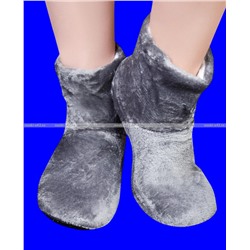 6 ПАР - Носки-САПОЖКИ женские с мехом ОДНОТОННЫЕ ВЫСОКИЕ