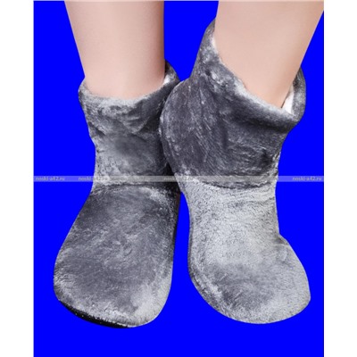 6 ПАР - Носки-САПОЖКИ женские с мехом ОДНОТОННЫЕ ВЫСОКИЕ