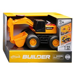 Машина "Экскаватор" 1:32 (свет, звук) в коробке