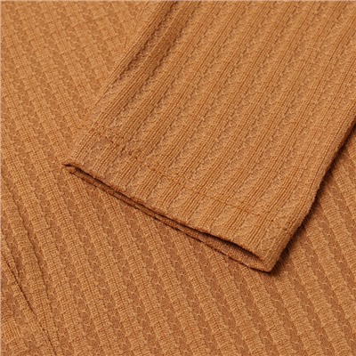 Лонгслив для девочки, цвет горчица, рост 152 см