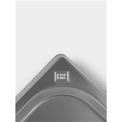 Крышка к гастроёмкости GN 1/4 Hanna Knövell, 265×162 мм, толщина 0.8 мм, нержавеющая сталь