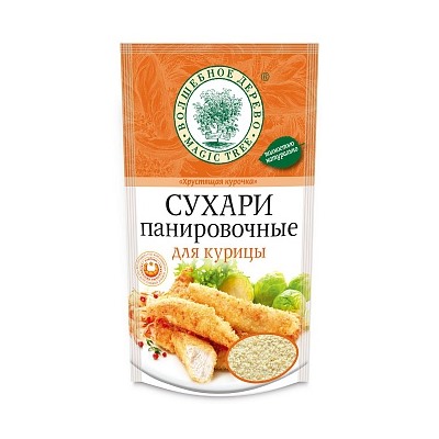 ВД ДОЙ-ПАК Панировочные сухари для курицы "Хрустящая курочка" 140 г