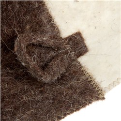 Шапка для бани и сауны «Банный воин: викинг», полиэфир 70%, шерсть 30%, «Банная забава»