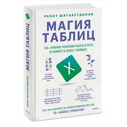 Эксмо Ренат Шагабутдинов "Магия таблиц. 100+ приемов ускорения работы в Excel (и немного в Google Таблицах)"