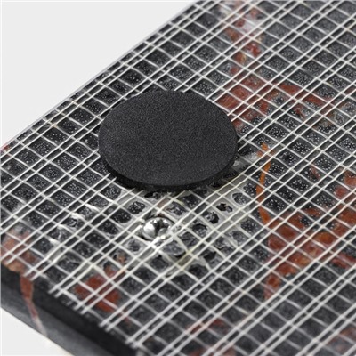 Поднос Magistro Marble, 38×18 см, мрамор, чёрный