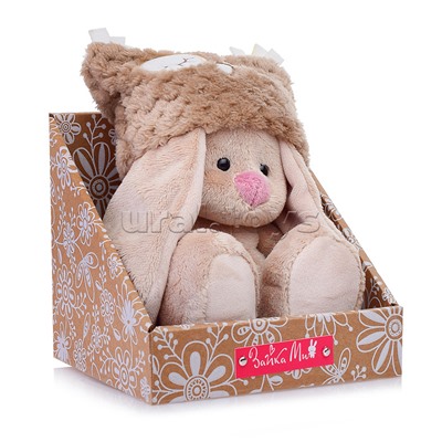 Зайка Ми в шапке-сова (малыш)