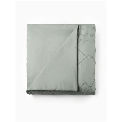 Покрывало 1.5-спальное LoveLife Tufting: Орнамент, 150×220±5 см, микрофайбер, зелёное