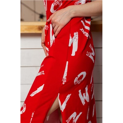 Платье 8227 (Красный)