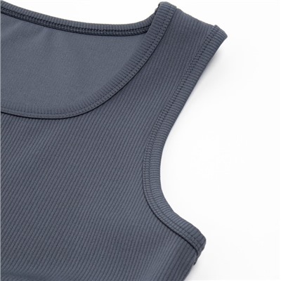 Топ спортивный женский MINAKU, графит, размер 48