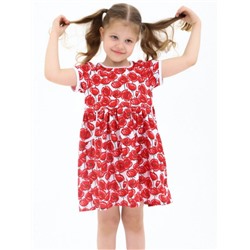 Платье Киска с карманами 33066 маки (Маки)