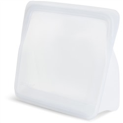 Stasher, Reusable Silicone Food Bag, Stand Up Bag, Clear, 56 fl. oz. (128 g)