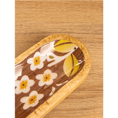 Подставка под благовония «Орхидея», 26×8×2.5 см, манговое дерево