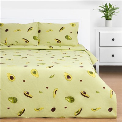 Постельное бельё евро «Этель. Авокадо», бязь
