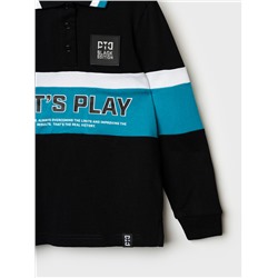 Джемпер трикотажный с воротником поло для мальчиков