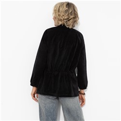 Бомбер мягкий на кулиске, Хочу-надо-беру (чёрный)