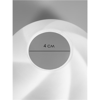 Плафон BayerLux «Этюд», E27, 14×14×12 см, абажур d=14 см, стекло, белый