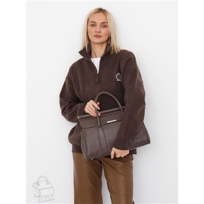 Сумка женская кожаная 98343SP cappuccino Velina Fabbiano-Safenta