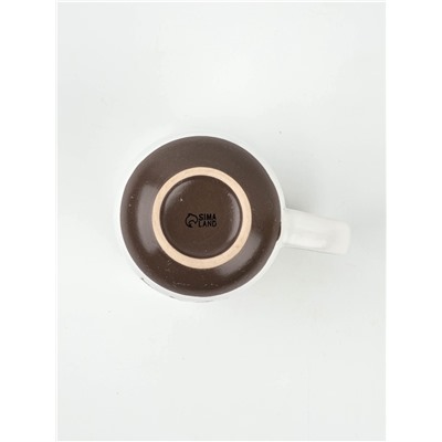 Кружка чайная керамическая «Цветочная поляна», 400 мл, ручная работа