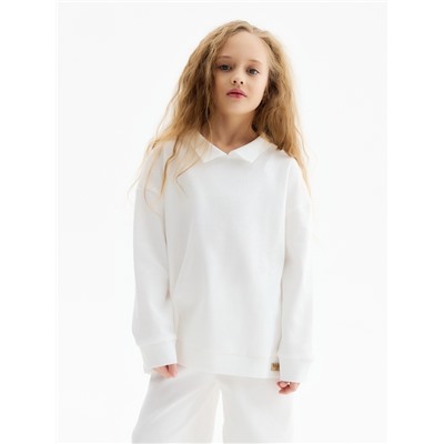 Толстовка детская MINAKU, цвет молочный, рост 146 см