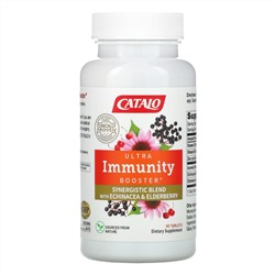 Catalo Naturals, Ultra Immunity Booster, Echinacea & Elderberry Blend,  60 Tablets
