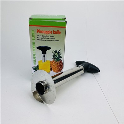 Нож для чистки и нарезки ананасов, инструменты для нарезки ананасов из нержавеющей стали, кухонный нож со съемным клином