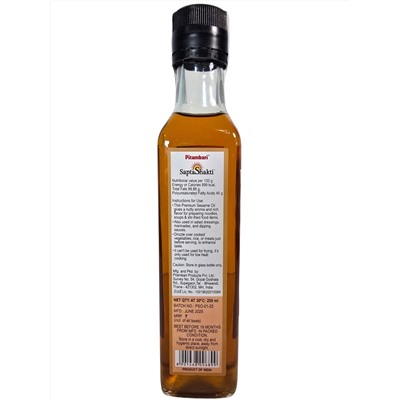 Pitambari Sesame Oil Dark 250ml / Кунжутное масло 250 мл