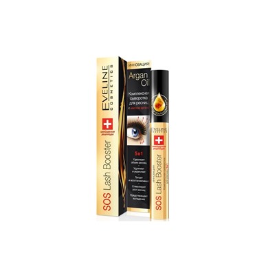 EVELINE SOS Lash Booster Сыворотка для ресниц 5в1