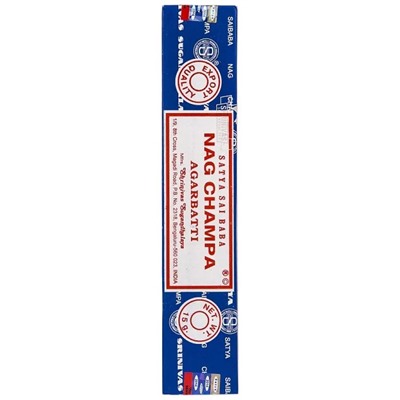 SATYA Бангалор Ароматические палочки Nag Champa 15 г х 12 уп.